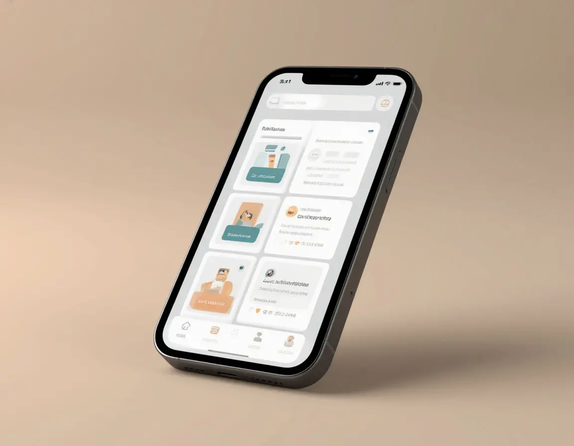 App UI mockup