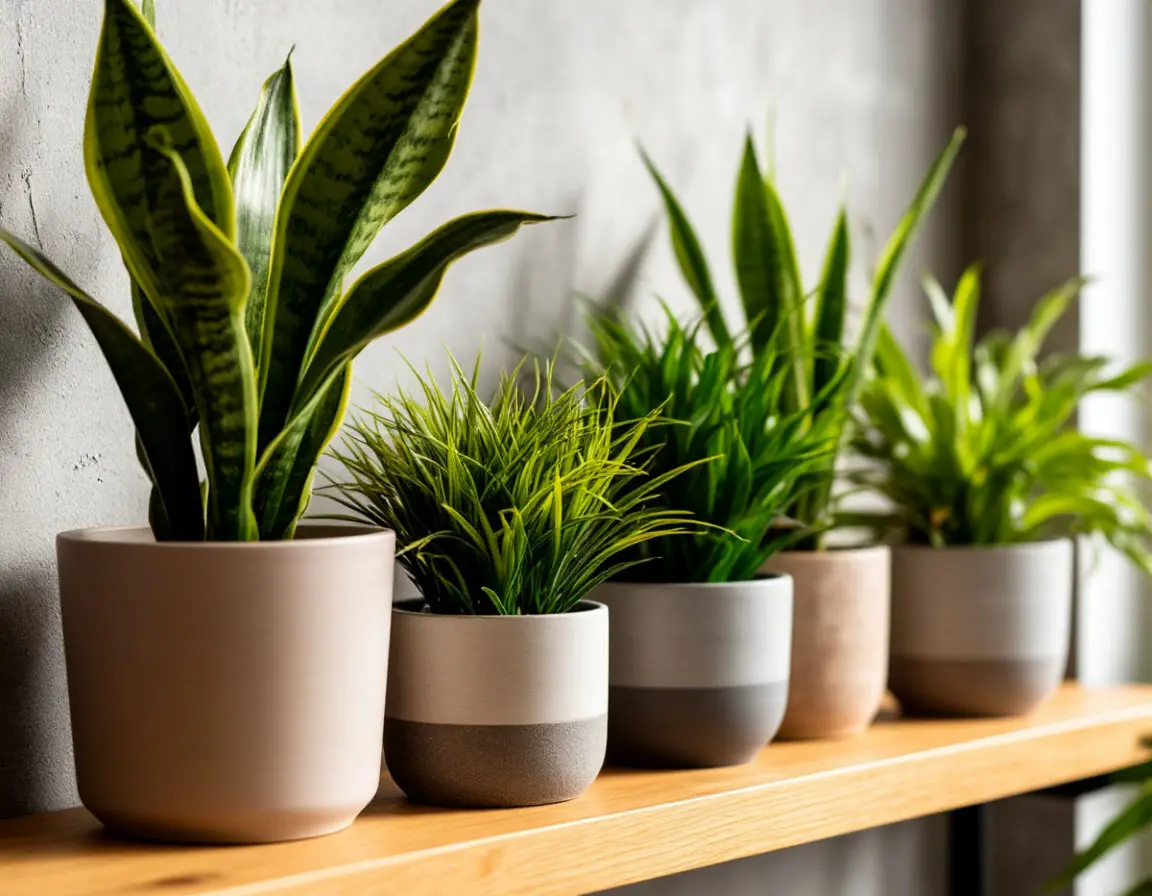 Vibrant plant arrangement