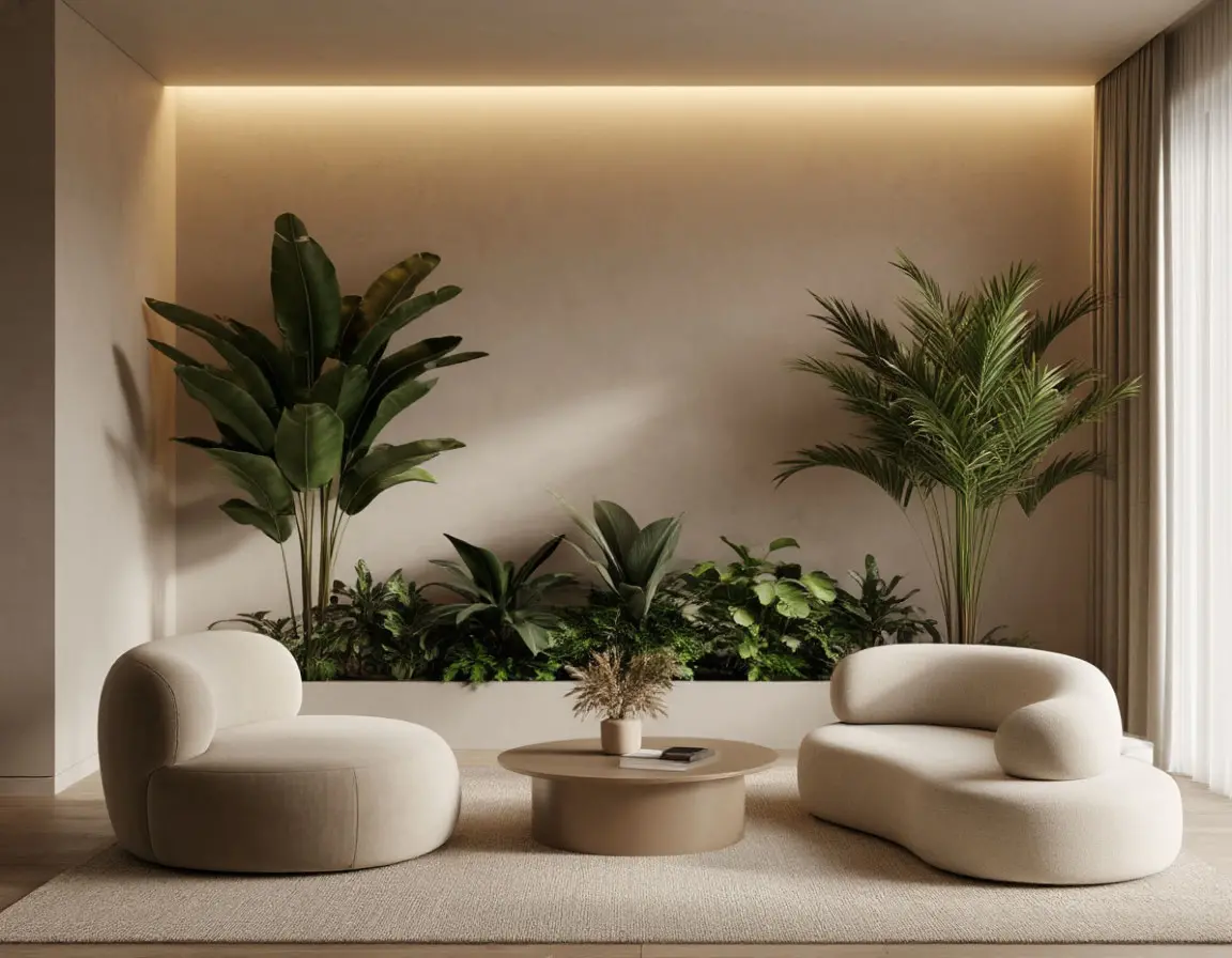 Vibrant plant arrangement