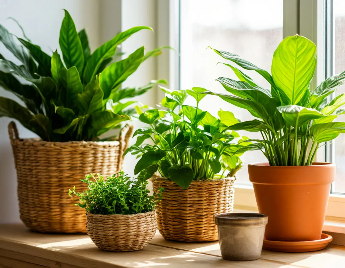 Vibrant plant arrangement