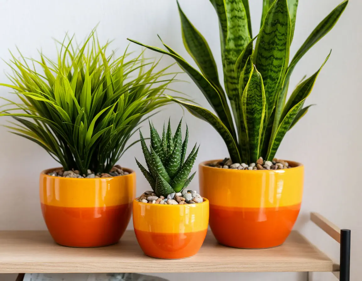 Vibrant plant arrangement